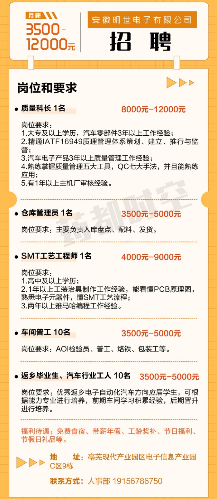圣名世貿(mào)城最新招聘啟事